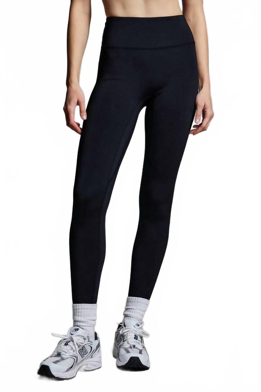 NEW YEAR OF OURS eco sport track leggings in black